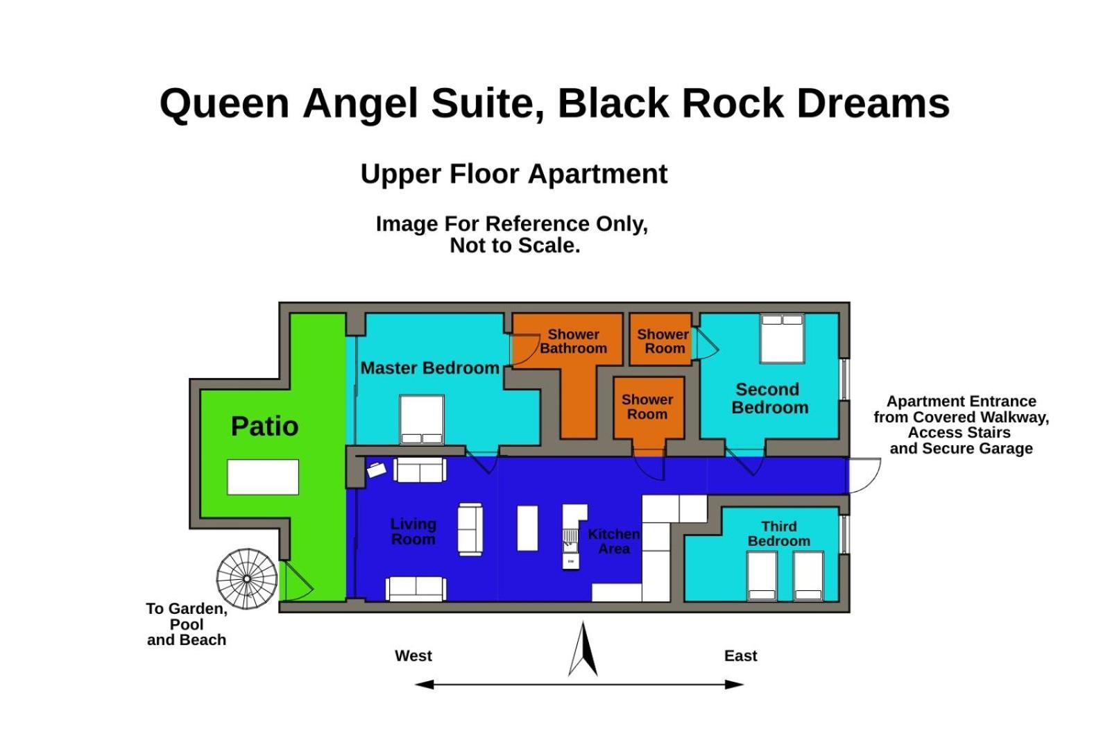 Queen Angel Suite. Stunning Apartment On Grafton Beach With Direct Beach Access Black Rock Exteriör bild